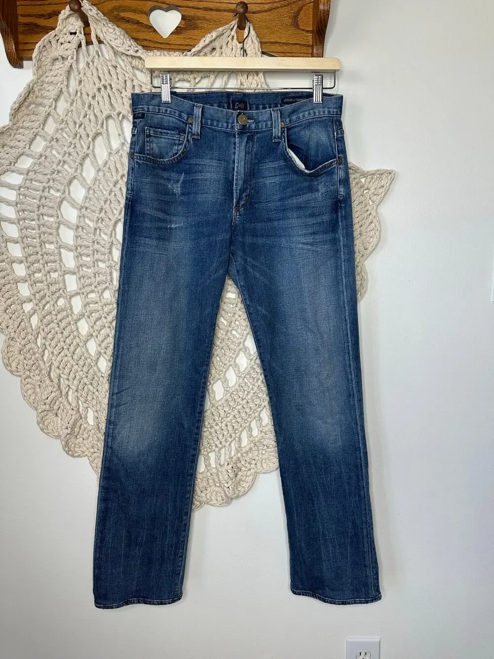 Citizens Of Humanity Sid Straight Leg Jeans in Lawrence Size 31 x 30
